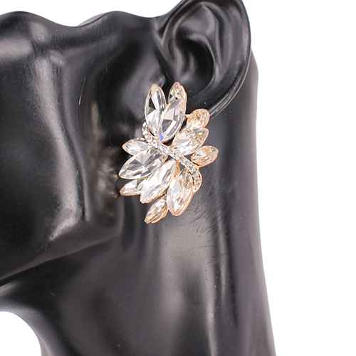 Fashion Floral Cluster Earrings #KE8208 - Multiple Colors (PC)