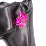 Fashion Floral Cluster Earrings #KE8208 - Multiple Colors (PC)