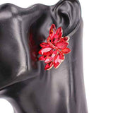 Fashion Floral Cluster Earrings #KE8208 - Multiple Colors (PC)