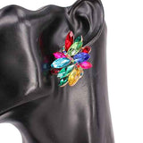 Fashion Floral Cluster Earrings #KE8208 - Multiple Colors (PC)