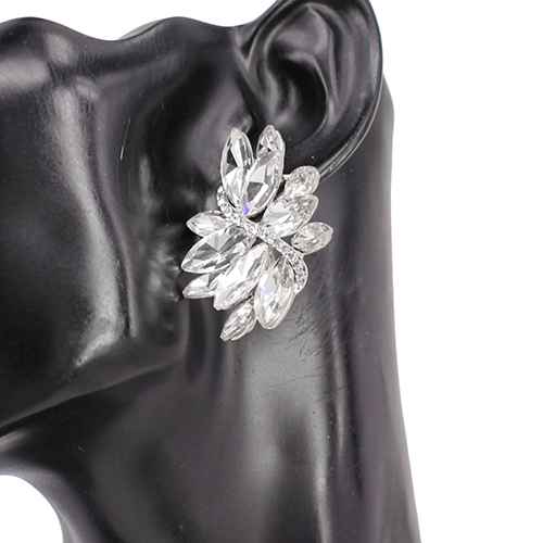 Fashion Floral Cluster Earrings #KE8208 - Multiple Colors (PC)
