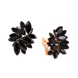 Fashion Floral Cluster Clip-On Earrings #KE8209 - Multiple Colors (PC)