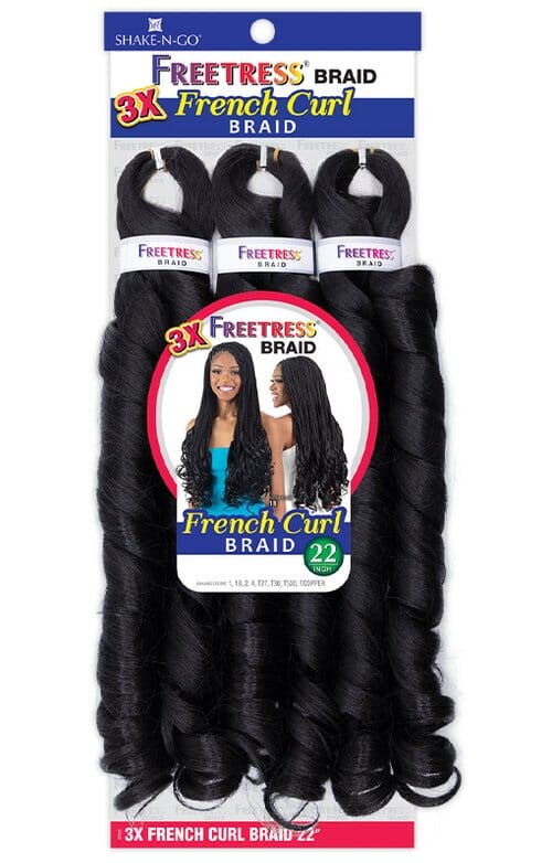 Freetress 3X French Curl Braid 22 (PC) -  : Beauty Supply,  Fashion, and Jewelry Wholesale Distributor