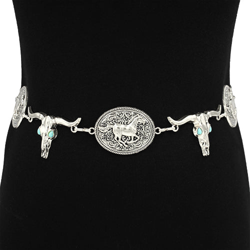 Fashion Chain Belts #KM1453 - Multiple Colors (PC)