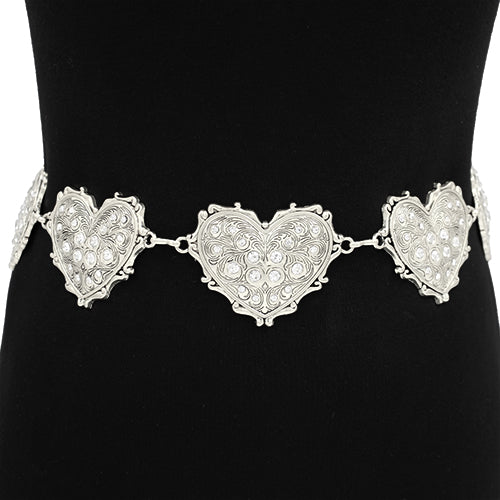 Fashion Heart Chain Belts #KM1535 - Multiple Colors (PC)