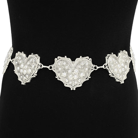 Fashion Heart Chain Belts #KM1535 - Multiple Colors (PC)