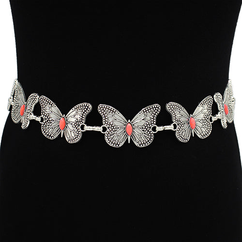 Fashion Butterfly Chain Belts #KM1557 - Multiple Colors (PC)