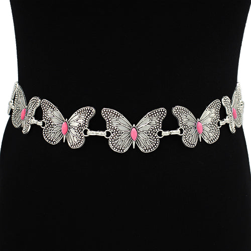 Fashion Butterfly Chain Belts #KM1557 - Multiple Colors (PC)