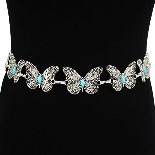 Fashion Butterfly Chain Belts #KM1557 - Multiple Colors (PC)