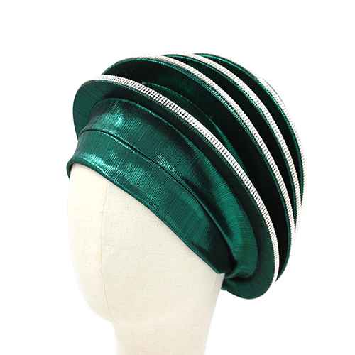 Fashion Layered Turban Hat #KM1588 - Multiple Colors (PC)