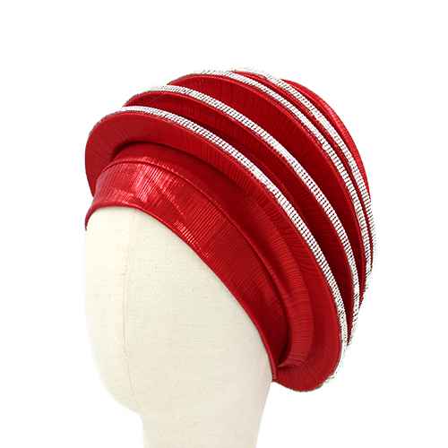 Fashion Layered Turban Hat #KM1588 - Multiple Colors (PC)