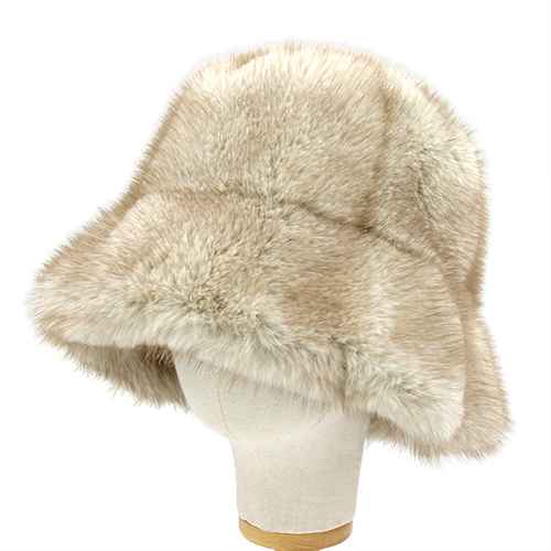 Fashion Faux Fur Bucket Hat #KM1592 - Multiple Colors (PC)