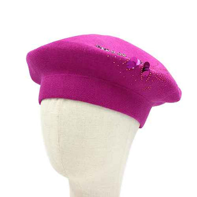 Fashion Design Beret Hat #KM1618 - Multiple Colors (PC)