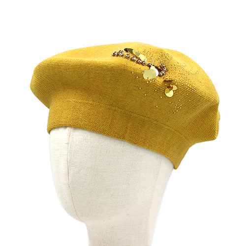 Fashion Design Beret Hat #KM1618 - Multiple Colors (PC)