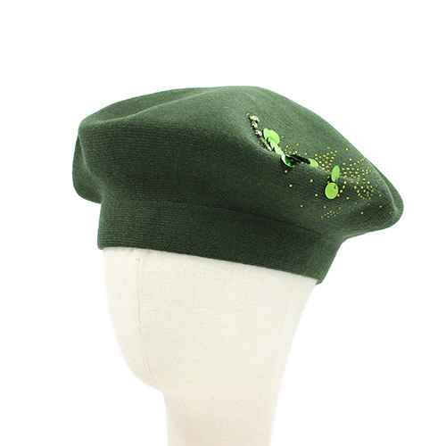 Fashion Design Beret Hat #KM1618 - Multiple Colors (PC)