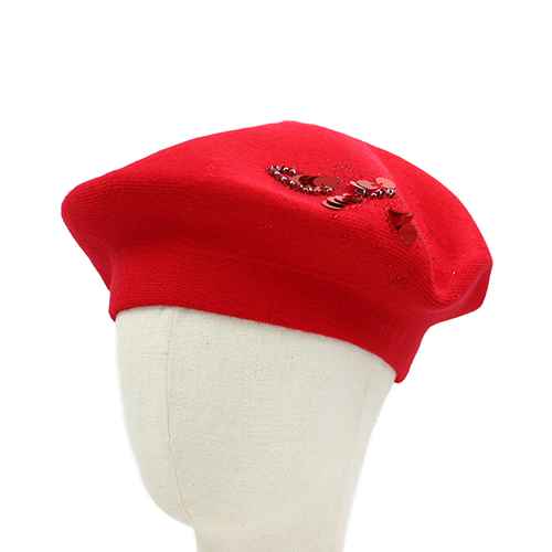 Fashion Design Beret Hat #KM1618 - Multiple Colors (PC)