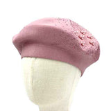Fashion Pearl Beret Hat #KM1619 - Multiple Colors (PC)