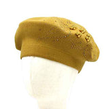 Fashion Pearl Beret Hat #KM1619 - Multiple Colors (PC)
