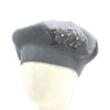 Fashion Flower Beret Hat #KM1620 - Multiple Colors (PC)