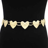 Fashion Heart Design Chain Belt #KM1625 - Multiple Colors (PC)