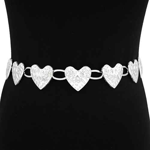 Fashion Heart Design Chain Belt #KM1625 - Multiple Colors (PC)