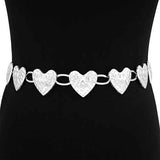 Fashion Heart Design Chain Belt #KM1625 - Multiple Colors (PC)