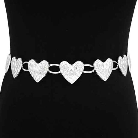 Fashion Heart Design Chain Belt #KM1625 - Multiple Colors (PC)