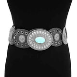 Fashion Boho Western Concho Belt #KM1629 - Multiple Colors (PC)