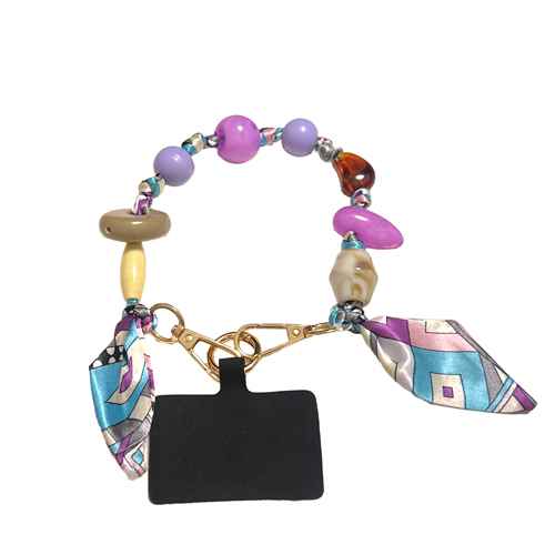Fashion Beaded Charm Keychain #KM1693MLT (PC)