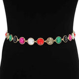 Fashion Stone Chain Belt #KM1701 - Multiple Colors (PC)