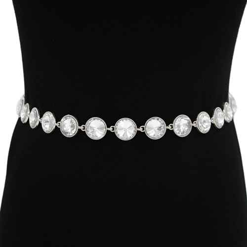 Fashion Stone Chain Belt #KM1701 - Multiple Colors (PC)