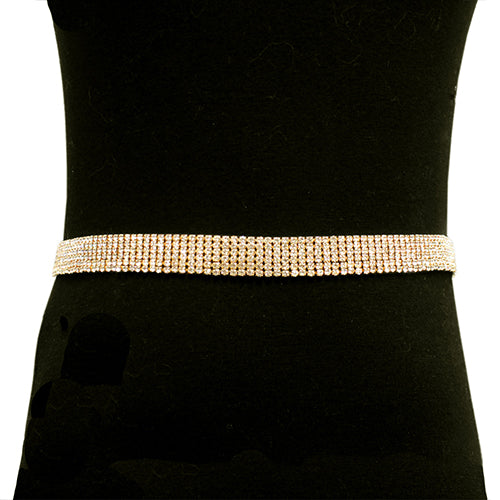 Fashion 6 Layered Rhinestone Belt #KM2030 (PC)