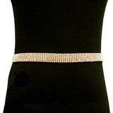 Fashion 6 Layered Rhinestone Belt #KM2030 (PC)