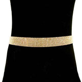 Fashion 9 Line Chain Belt #KM2031 - Multiple Colors (PC)