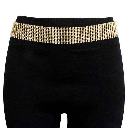 Fashion 11 Line Chain Belt #KM2832 - Multiple Colors (PC)