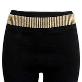 Fashion 11 Line Chain Belt #KM2832 - Multiple Colors (PC)