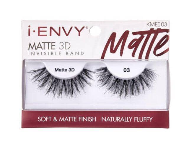 KISS iENVY Matte 3D Eyelashes (6PC) #KMEI