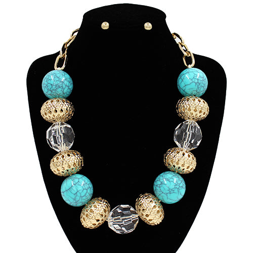 Fashion Statement Necklace #KN2091 (PC)