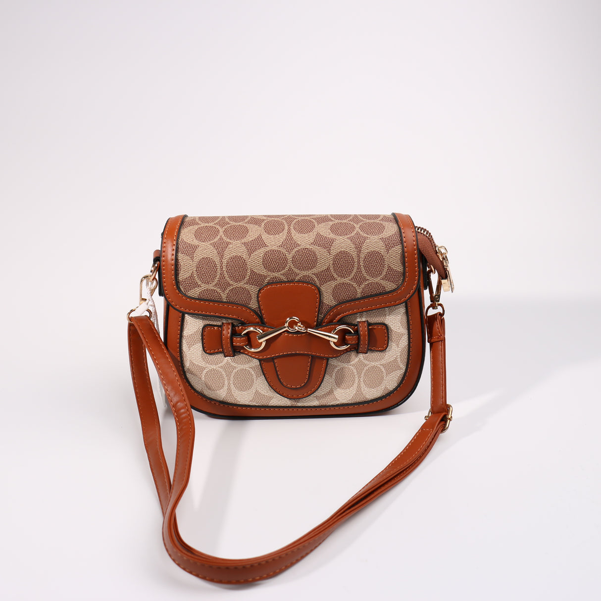 Fashion Design Shoulder Bag #KOBAG01-2BR - Brown (PC)