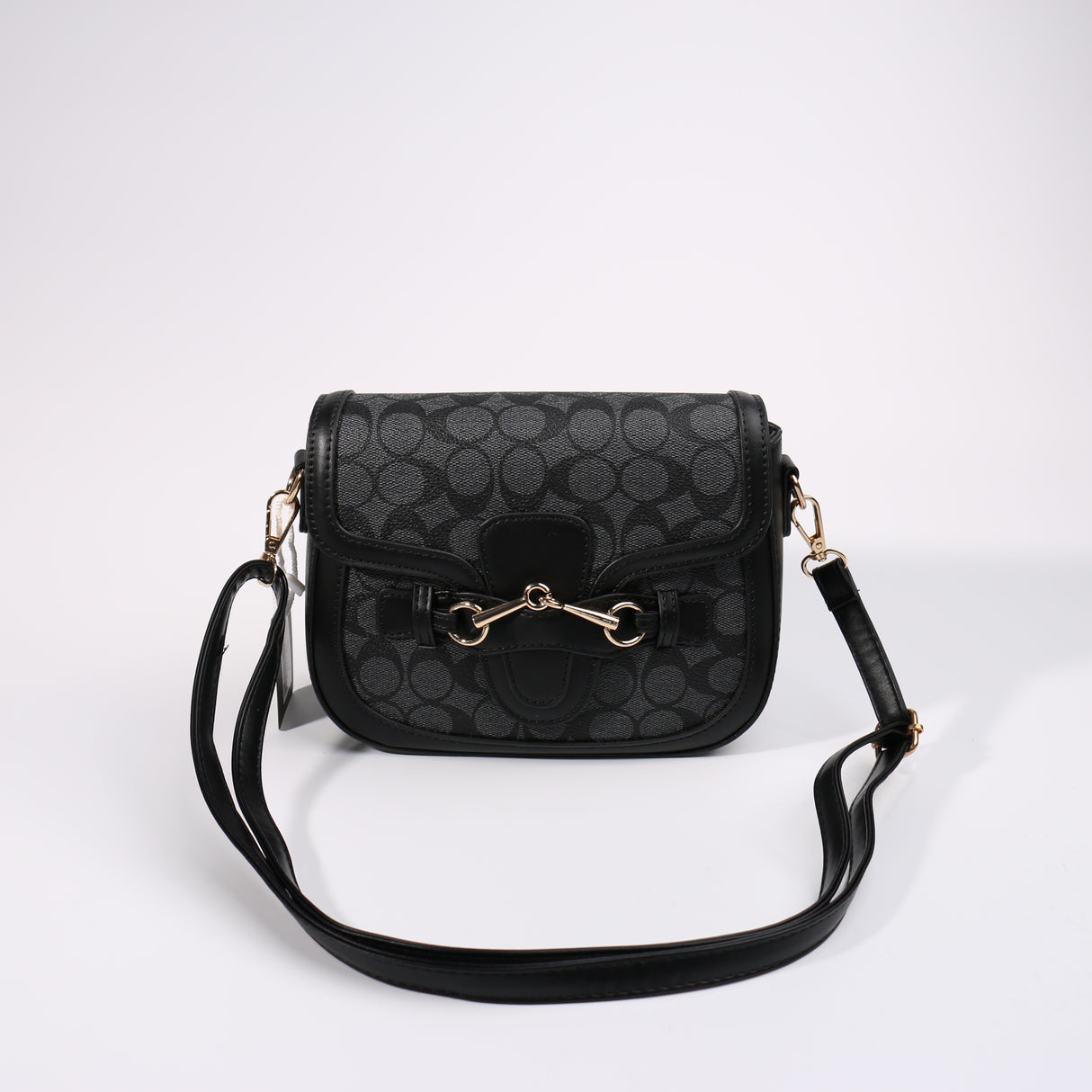 Fashion Design Shoulder Bag #KOBAG01-BLK - Black (PC)