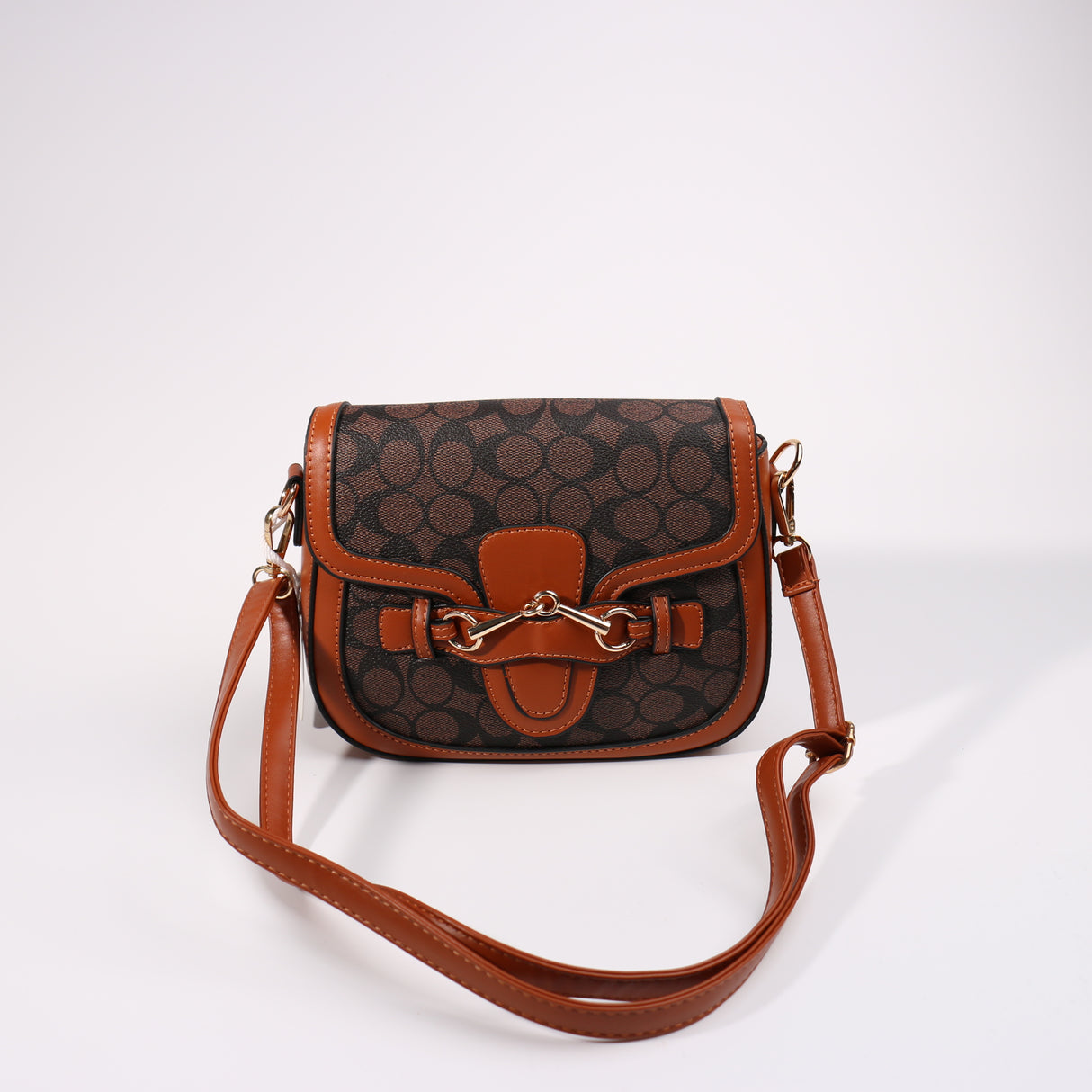 Fashion Design Shoulder Bag #KOBAG01-DBR - Dark Brown (PC)