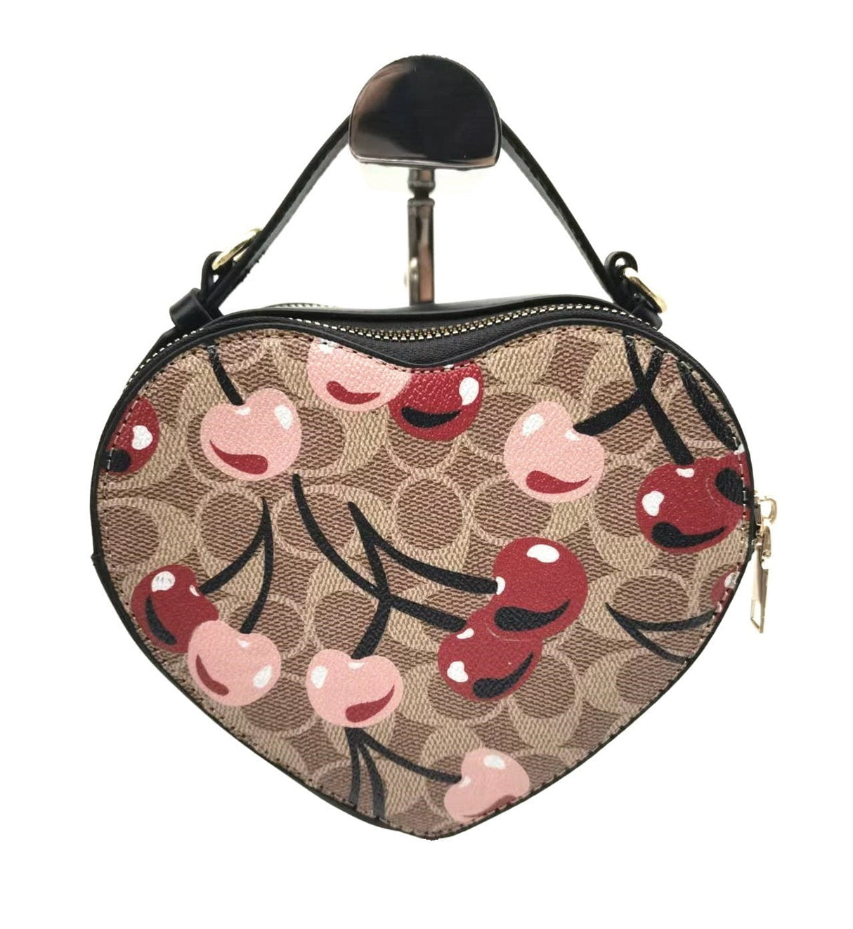 Fashion Cherry Design Heart Bag #KOHRT03 - Multiple Colors (PC)
