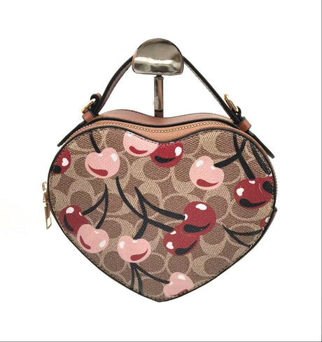 Fashion Cherry Design Heart Bag #KOHRT03 - Multiple Colors (PC)