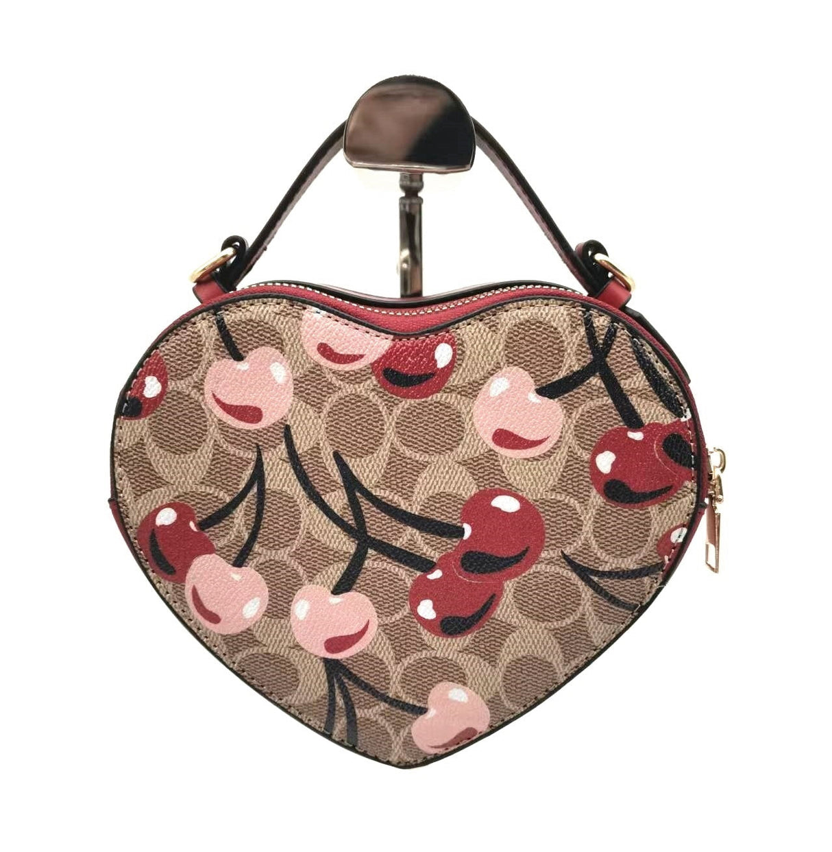 Fashion Cherry Design Heart Bag #KOHRT03 - Multiple Colors (PC)