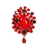 Fashion Design Rhinestone Brooch #KP2000 - Multiple Colors (PC)