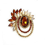 Fashion Design Rhinestone Brooch #KP2007 - Multiple Colors (PC)