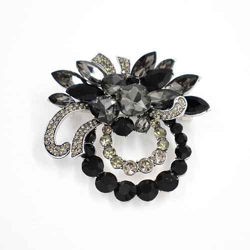 Fashion Design Rhinestone Brooch #KP2008 - Multiple Colors (PC)