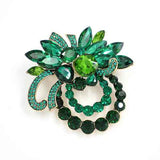 Fashion Design Rhinestone Brooch #KP2008 - Multiple Colors (PC)