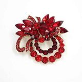 Fashion Design Rhinestone Brooch #KP2008 - Multiple Colors (PC)