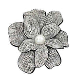 Fashion Flower Rhinestone Brooch #KP2165 - Multiple Colors (PC)